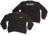 Security Sweatshirt vorn und hinten bedruckt